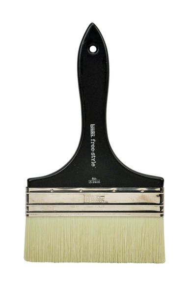 LARGE FLAT 6IN SHORT HANDLE LQX PRO FREE STYLE BRUSH