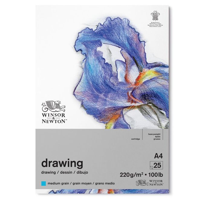 Hovedbilde W&N DRAWING PAD MEDIUM 220 A4 25S