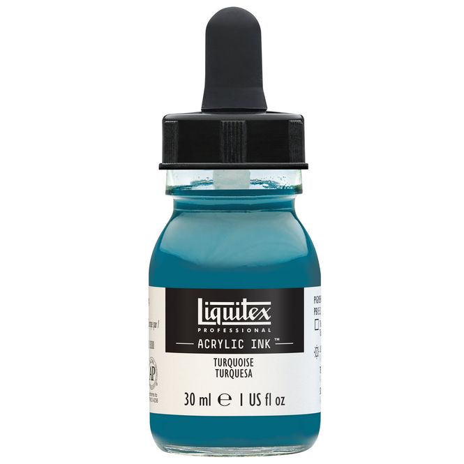 Hovedbilde TURQUOISE 30ML LQX PRO ACRYLIC INK