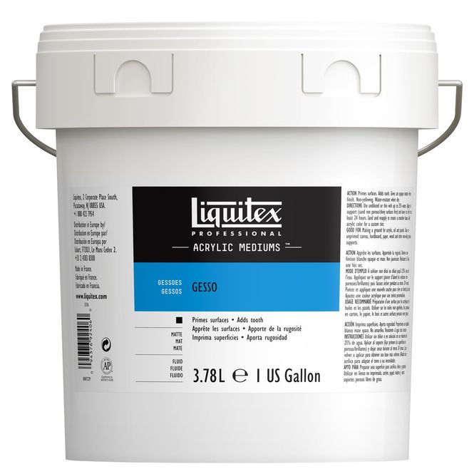Hovedbilde HVIT GESSO 3.78L LQX PRO ACRYLIC