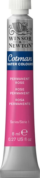 PERMANENT ROSE 8ML TUBE W&N COTMAN