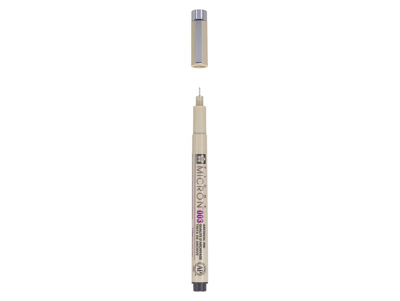 Sakura Pigma Micron 003 - 0,15mm - 49 Sort