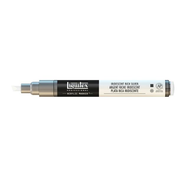 IRIDESCENT RICH SILVER LQX PRO PAINT MARKER FINE
