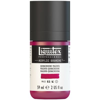 QUINACRIDONE MAGENTA 59ML LQX PRO ACRYLIC GOUACHE